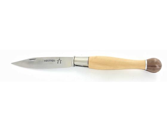Nontron Virole n° 25 - Boule - Manche en Buis - Noyer Couteaux de Poche par Nontron