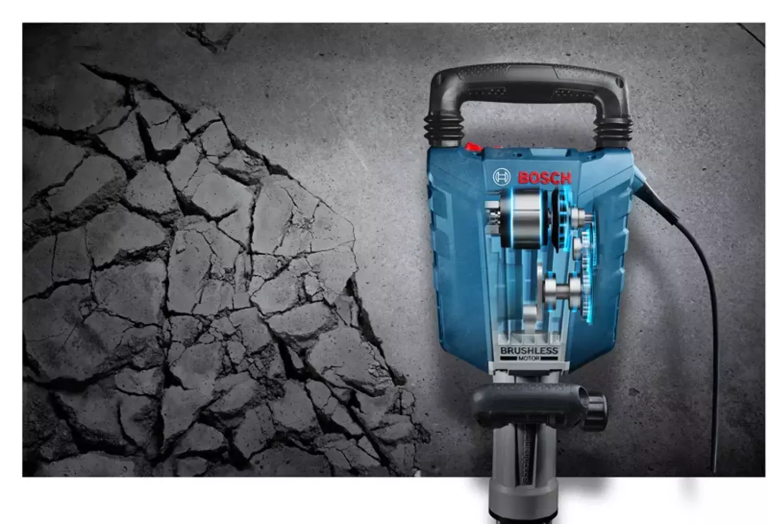 Bosch GSH 14 C HEX 22 Breekhamer in koffer