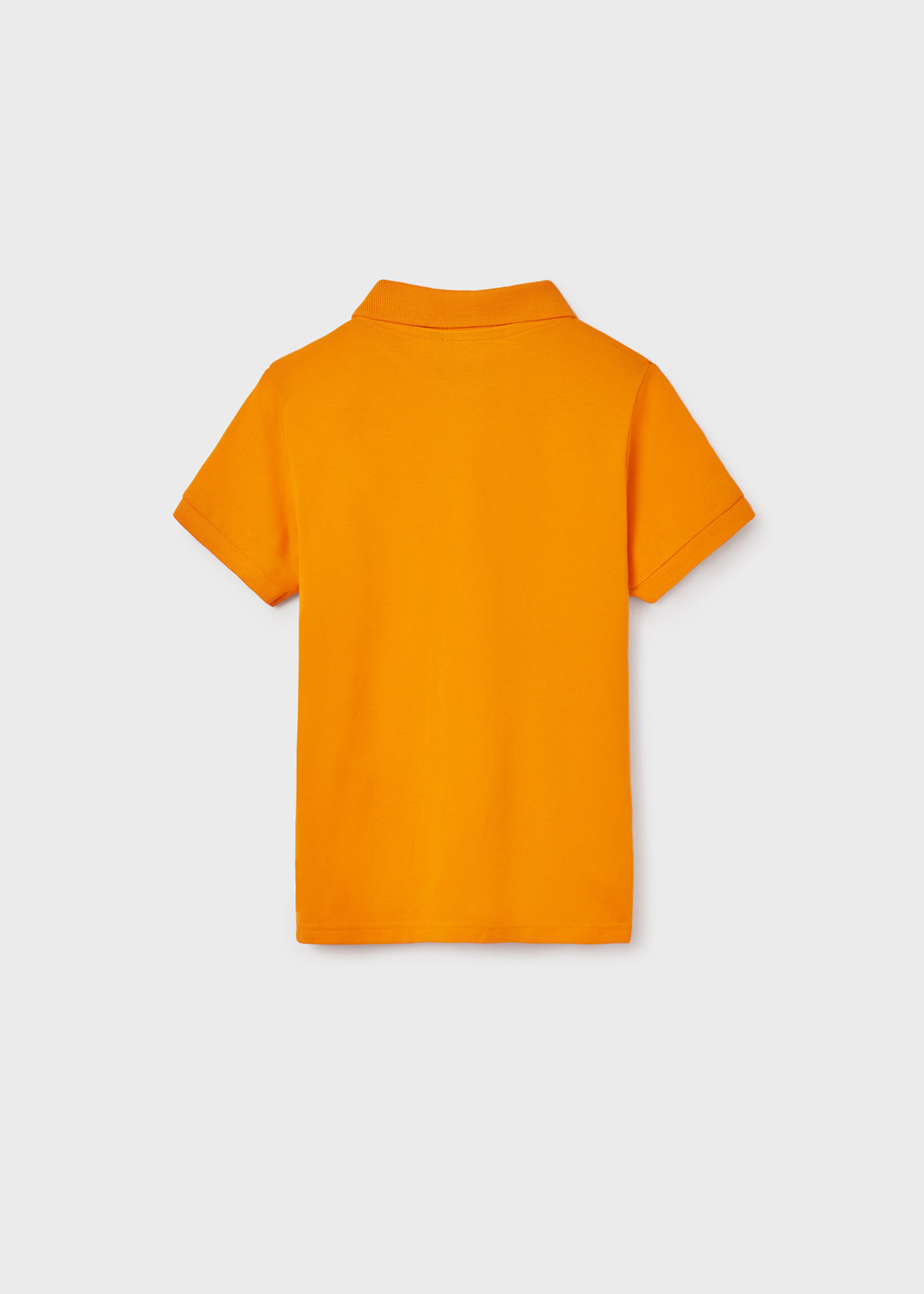 Camisa polo de manga curta em algodão sustentável para meninos