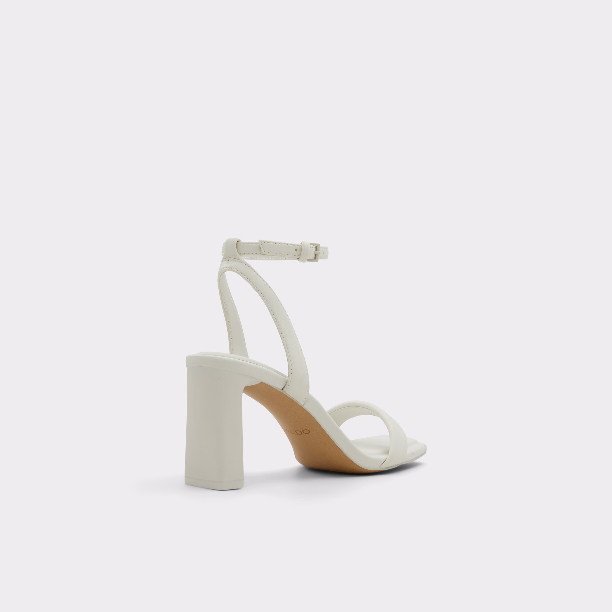 Aurorai White-Bone Women Block Heels