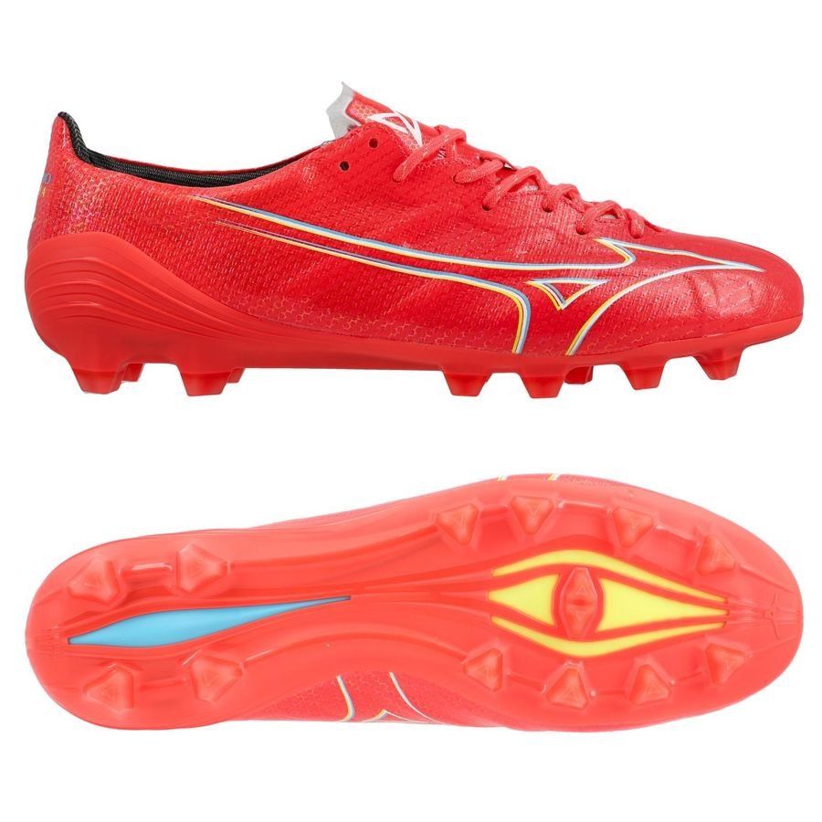 Mizuno Alpha Made in Japan FG/AG Release - Rouge/Blanc