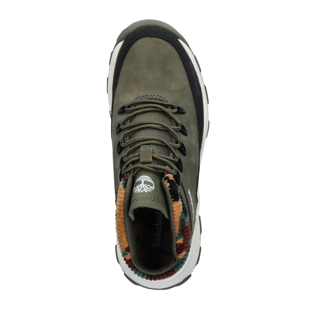 Timberland Brooklynnubuck veterboots donkergroen