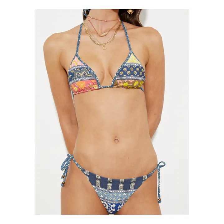 Boteh Haut de Maillot Florimonde Patchwork | Jaune