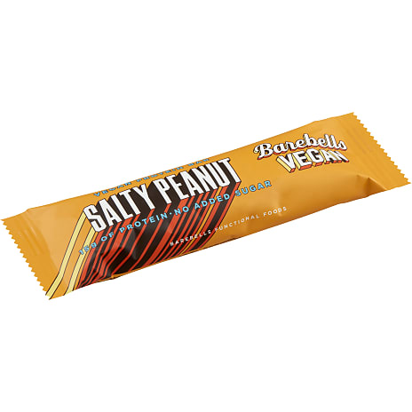 Proteinbar m. saltede peanuts u. tilsat sukker vegansk
