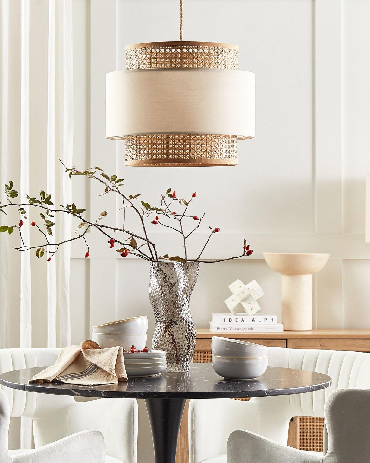 Hanglamp YUMURI Rotan Lichtbeige
