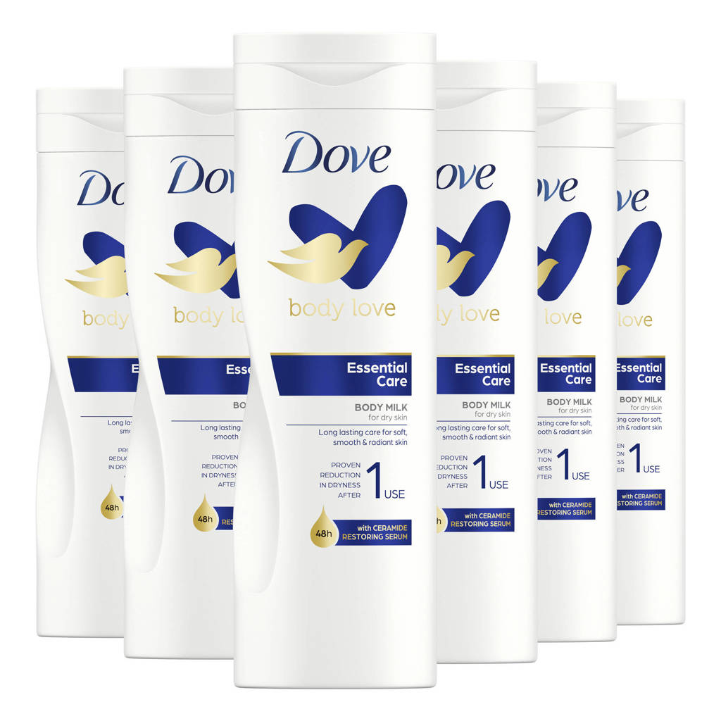 Heerlijk en lekker verzorgendEssential Care bodylotion - 6 x 400 ml