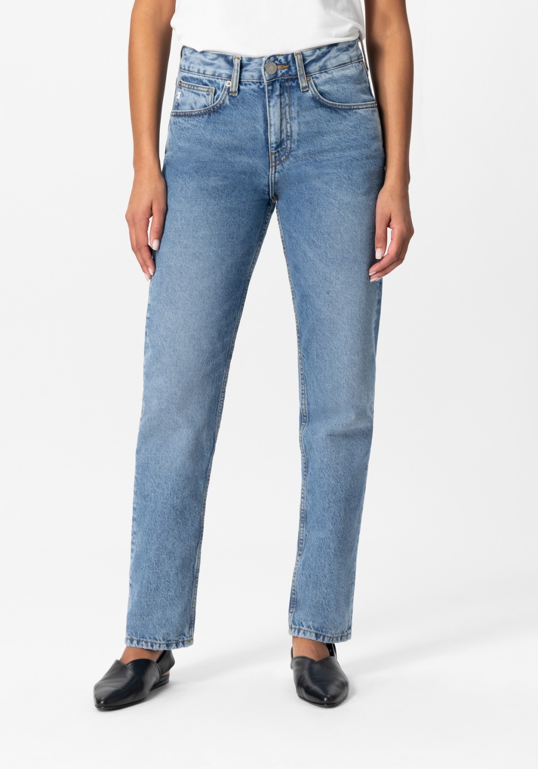 Mud Jeans Damenjeans Easy Go Stone Vintage