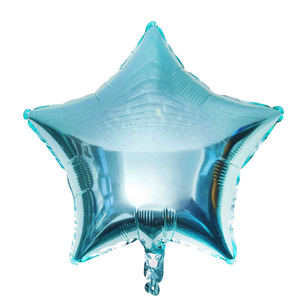 (53-tlg. Set) Party Ballons Latex- und Folienballons mit Konfetti   Ballon Girlande - Hellblau