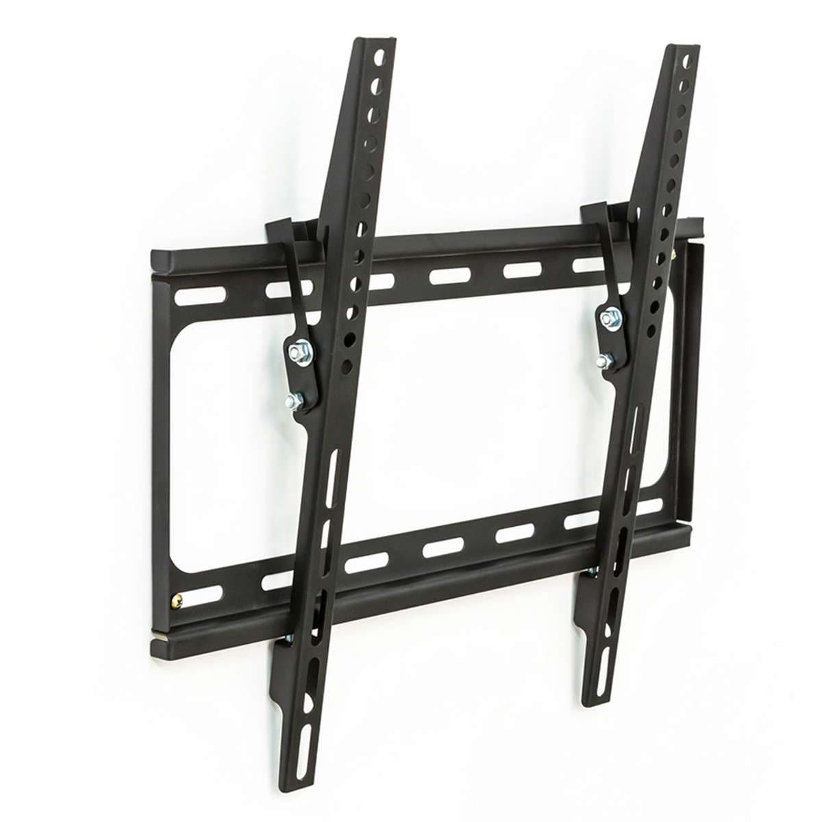 tectake® TV Wandhalterung, für 26 - 75 Zoll (66 - 191 cm), neigbar und stufenlos breitenverstellbar, bis 100 kg