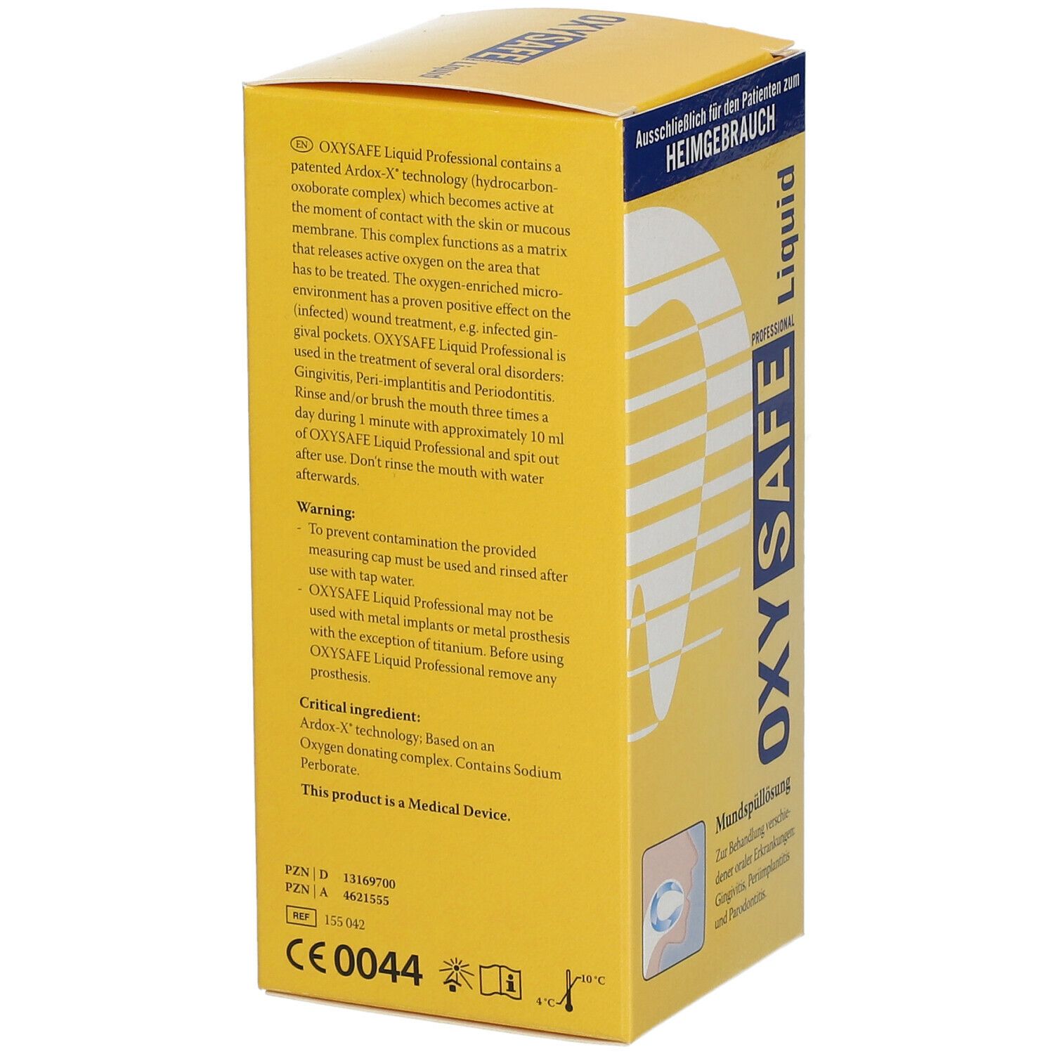 Oxysafe Liquid professionelle Mundspülung