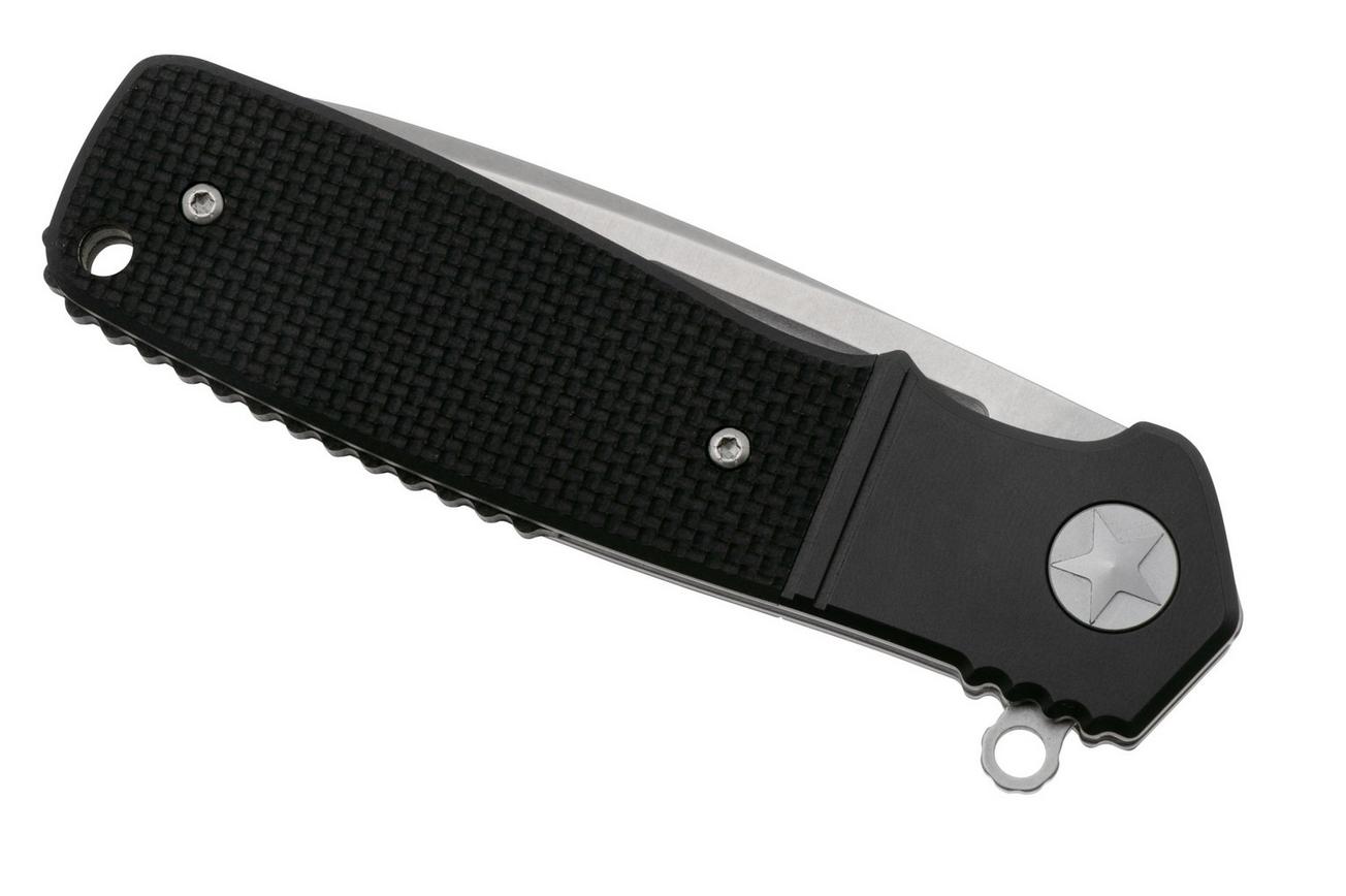 CRKT Homefront Compact K246KXP Stonewashed CPM S35VN, Black G10, zakmes, Ken Onion design