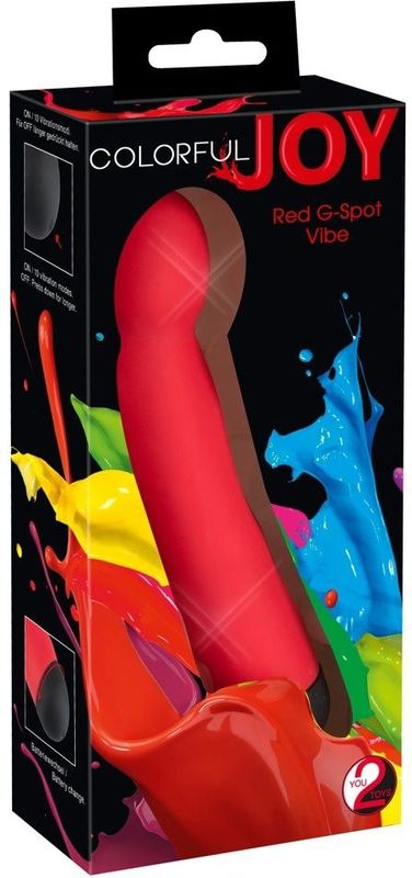 Colorful Joy Red G-Spot Vibe
