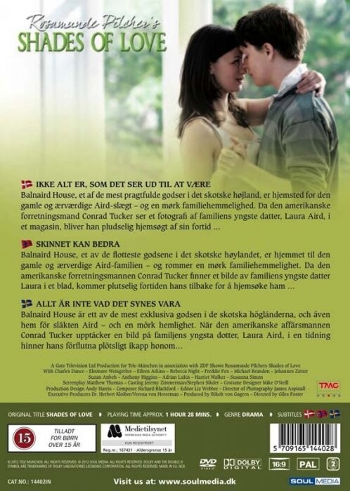 Rosamunde Pilcher - Shades Of Love - Del 1 - DVD