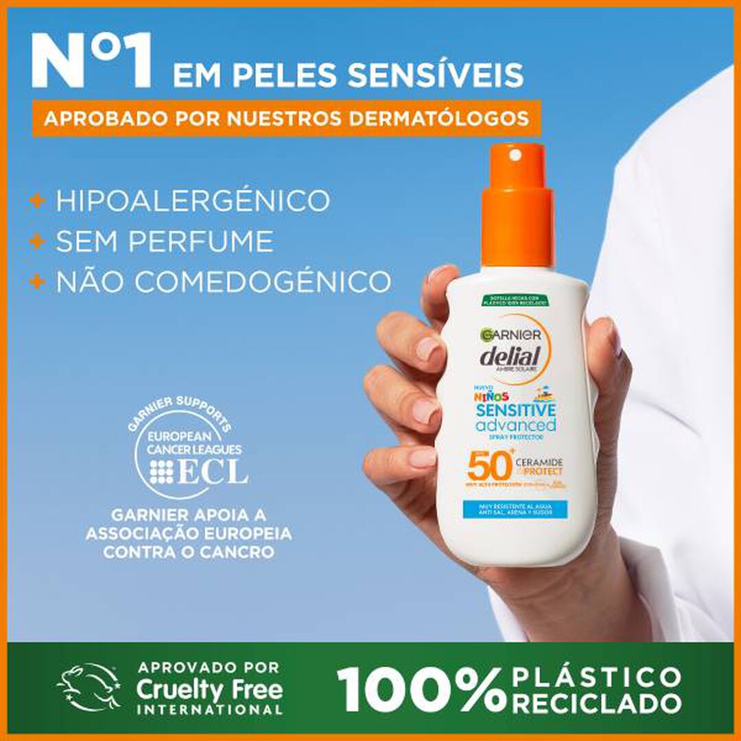 AMBRE SOLAIRE Spray Sensitive Advanced Crianças FPS50+ - 150ml