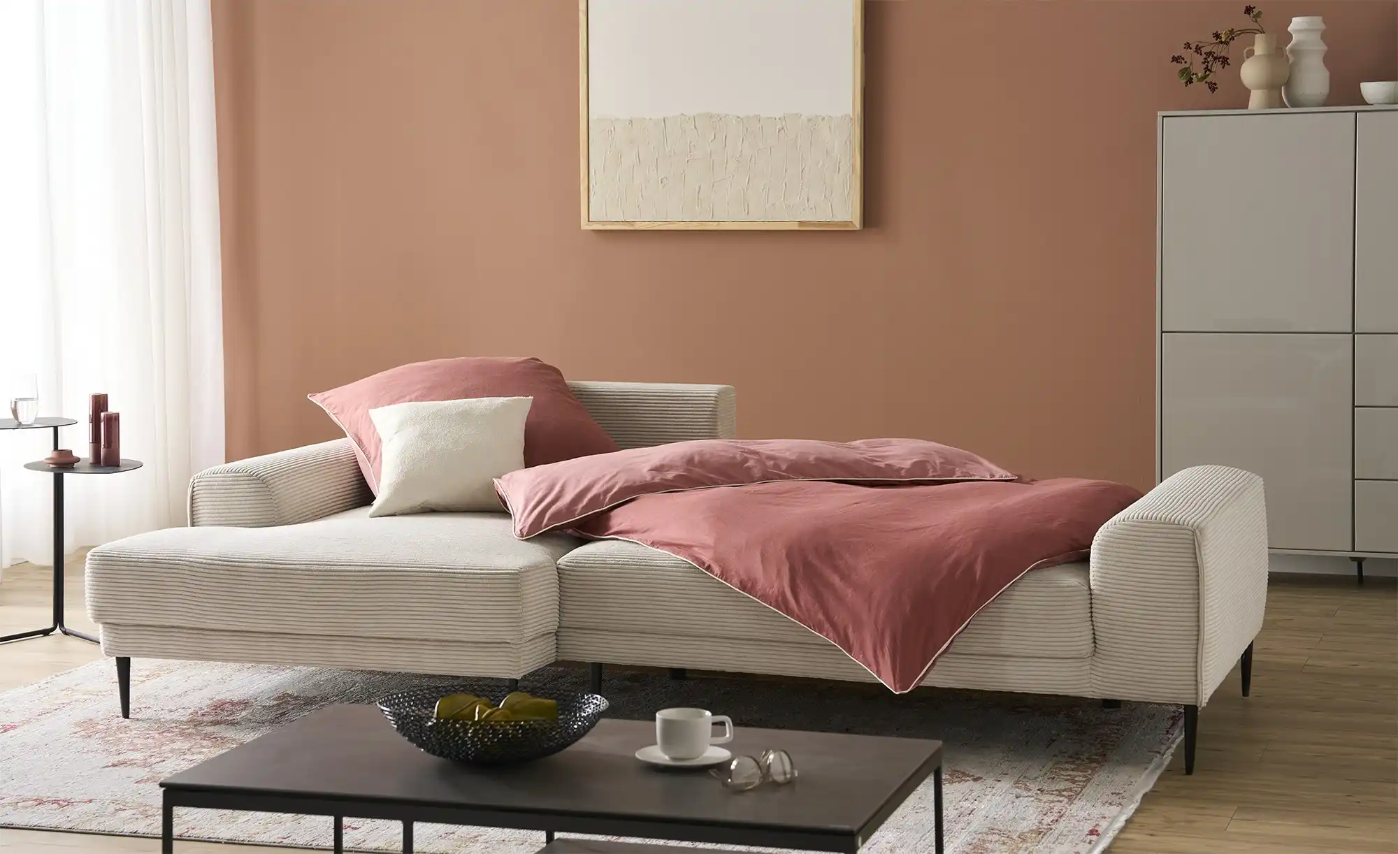 switch Ecksofa aus Cord Capitol