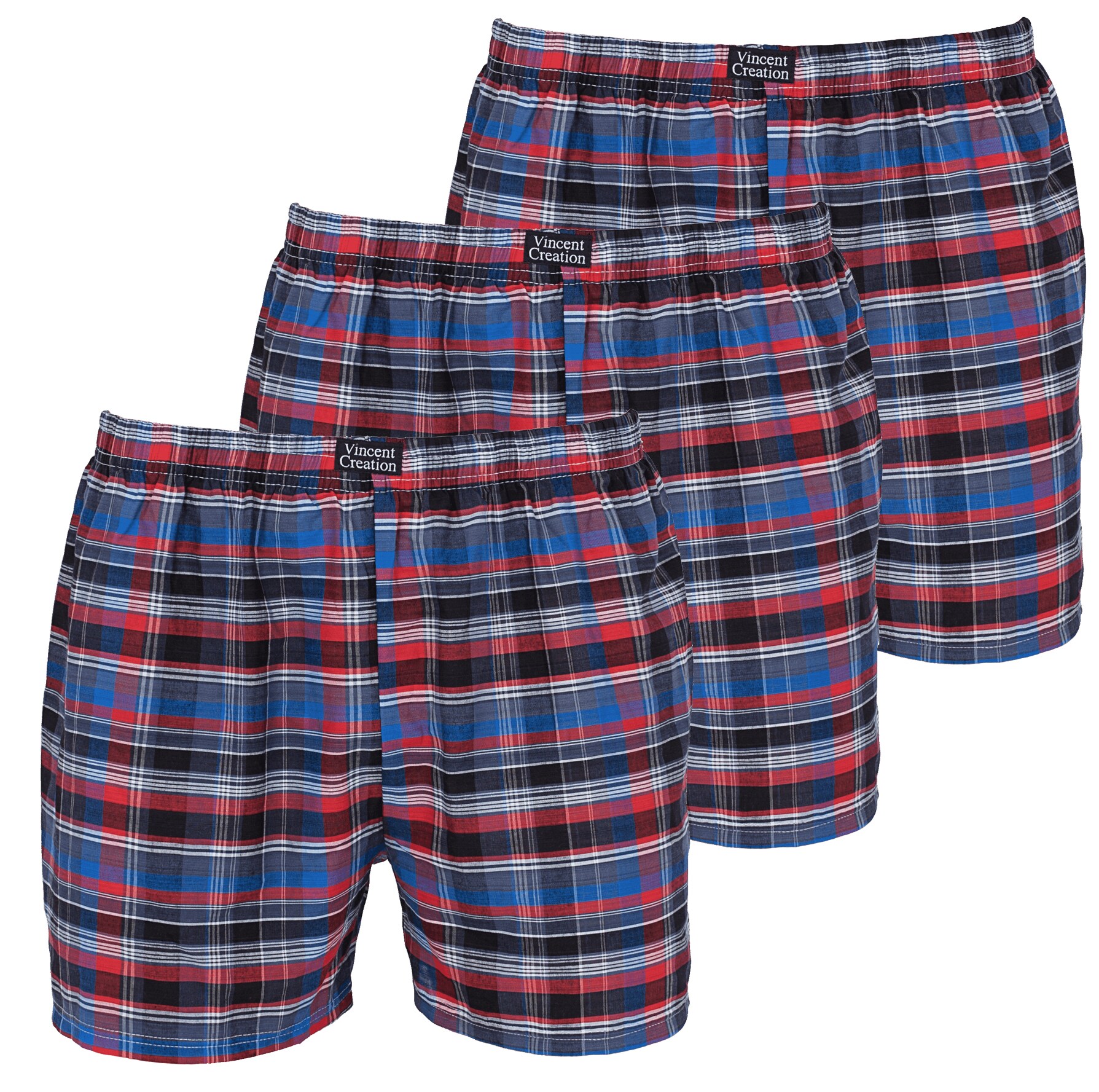 Vincent Creation® Web-Boxershorts 3er Pack