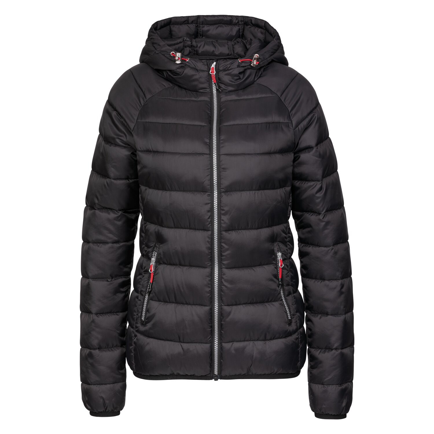 black forest Steppjacke mit Kapuze - anthracite