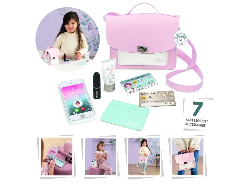 SMOBY Beauty pink skuldertaske 320160