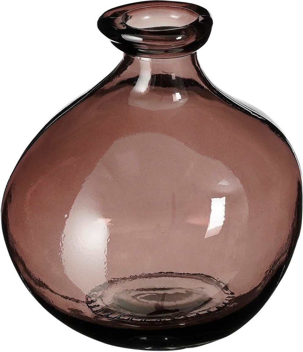 Mica Decorations vaas Pinto bruin D 16 H 18 cm
