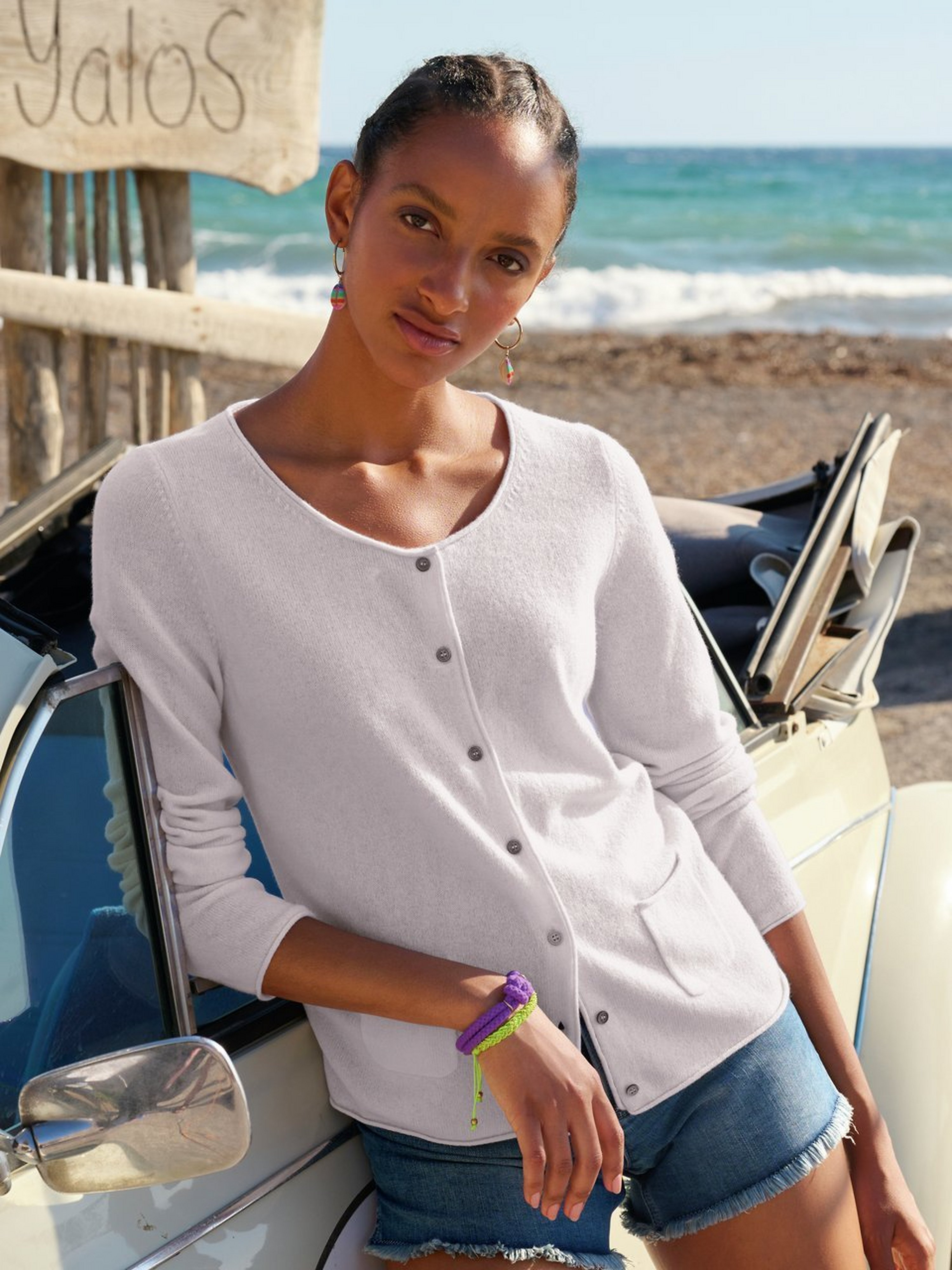 Cardigan aus 100 % Kaschmir