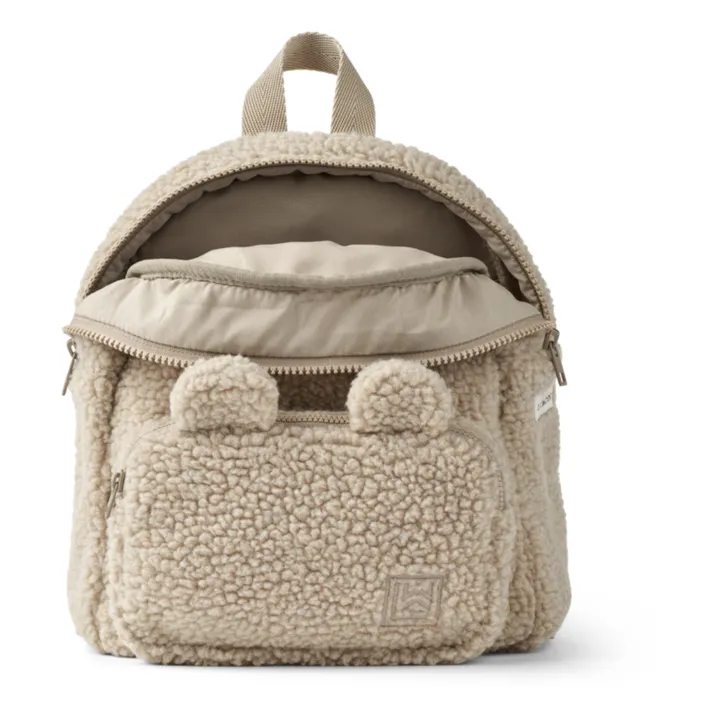 Liewood Sac à Dos Allan Polaire Fibres Recyclées | Beige