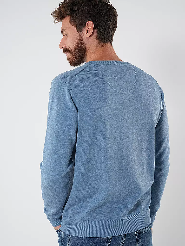 FYNCH HATTON Pullover hellblau