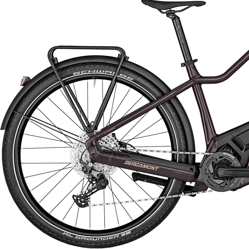 Bergamont E-Revox Expert FMN EQ E-Trekkingrad rosso black