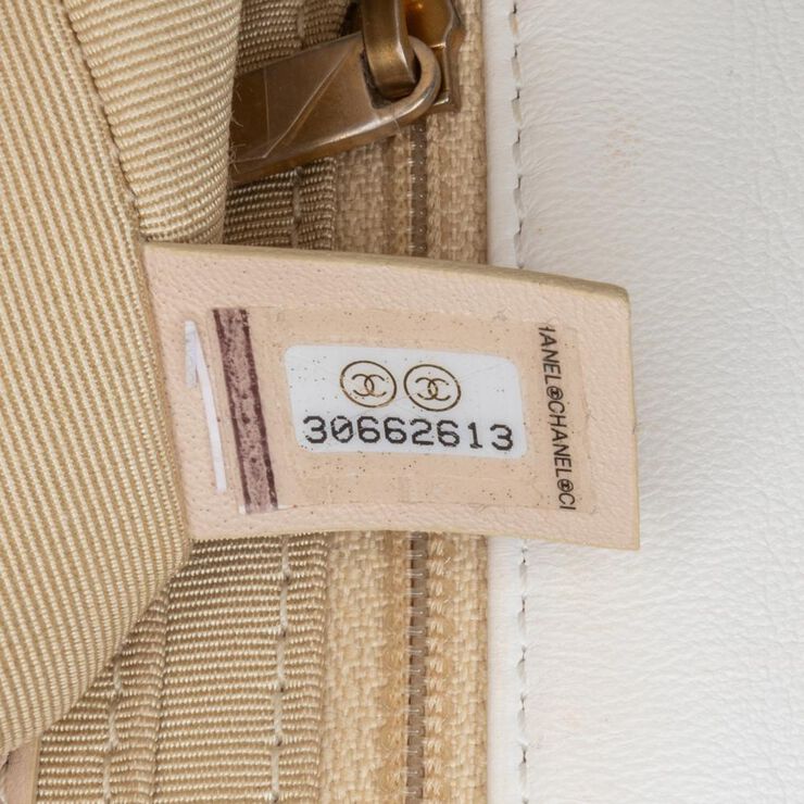 Chanel Vintage Chanel Crossbody Bag White