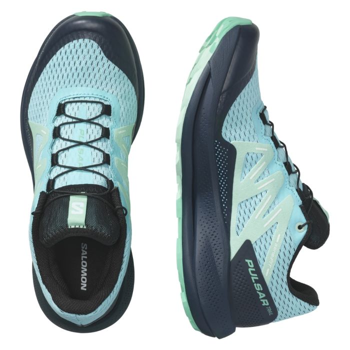 Salomon Dame Trailsko Pulsar Trail Blå