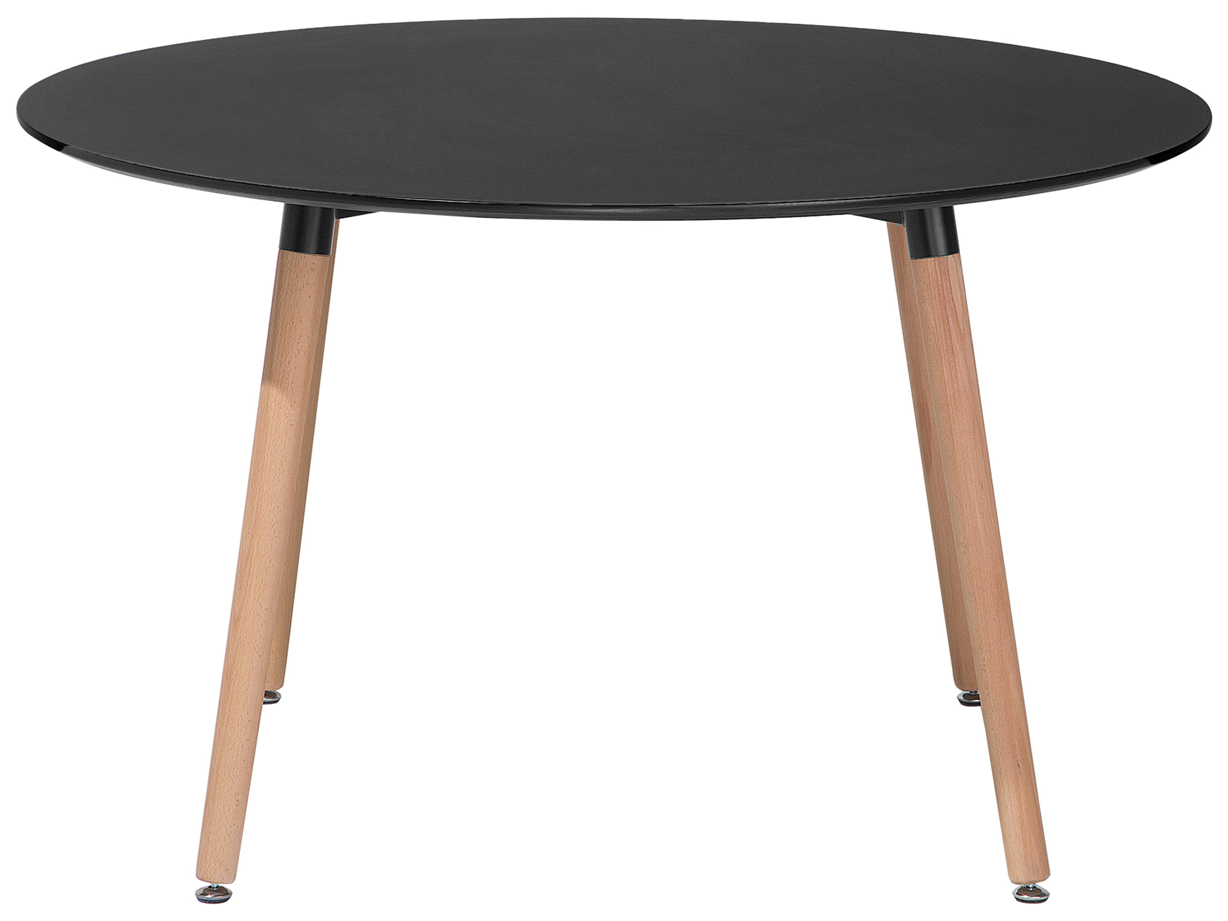 Eettafel BOVIO Zwart 120 cm 120 cm