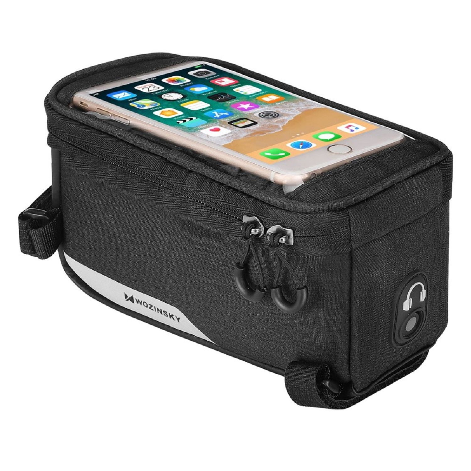 Rahmen Fahrradtasche Handyhülle bis 6,5 Zoll 1l