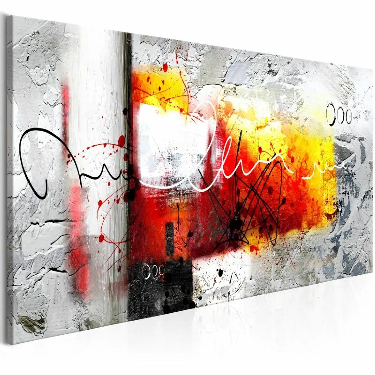 Paris Prix Tableau Hammer Red Narrow 50x150 cm