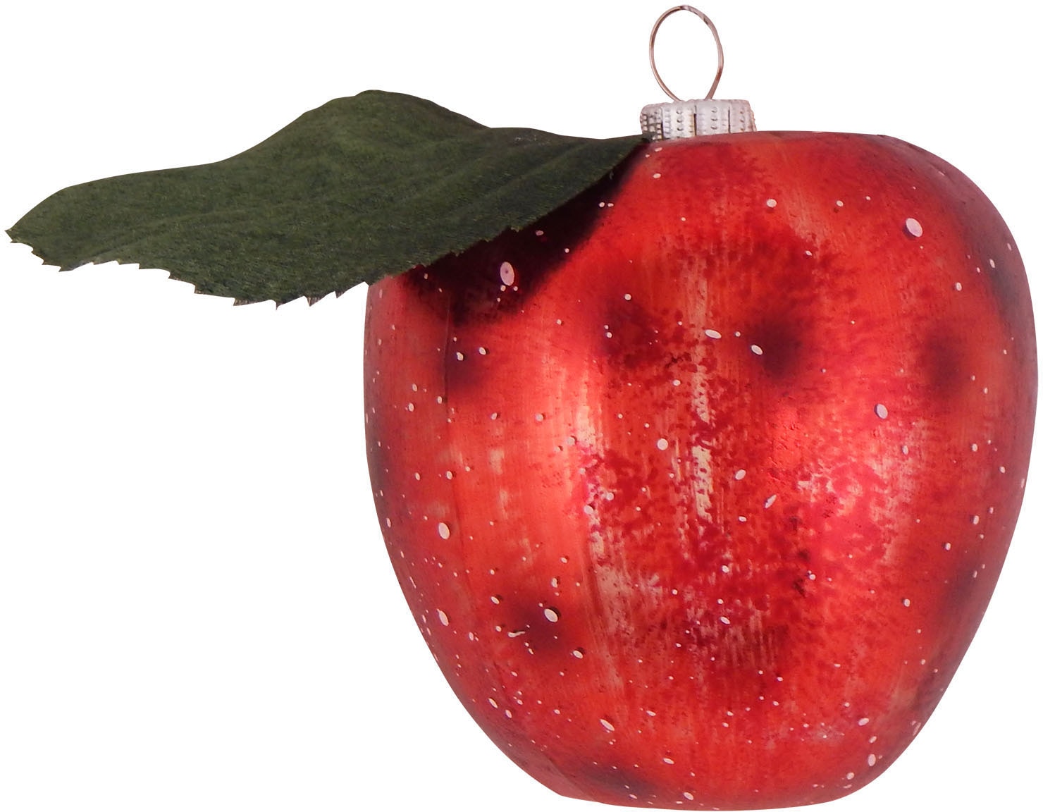 Krebs Glas Lauscha Christbaumschmuck »CBK70009, Weihnachtsdeko rot, Christbaumschmuck« roter Apfel