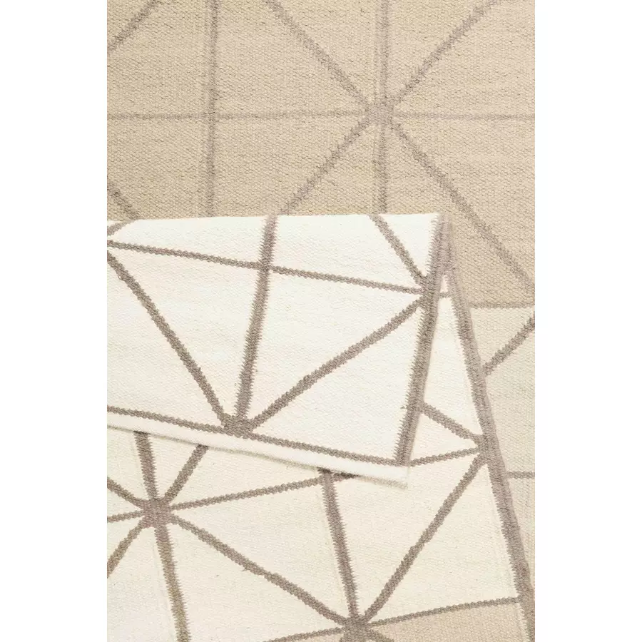 Esprit Kurzflorteppich Noora Kelim beige