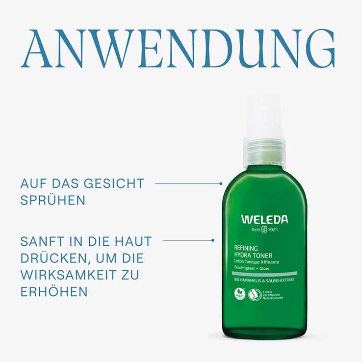 Weleda Refining Hydra Toner mit Flasche, 150 ml