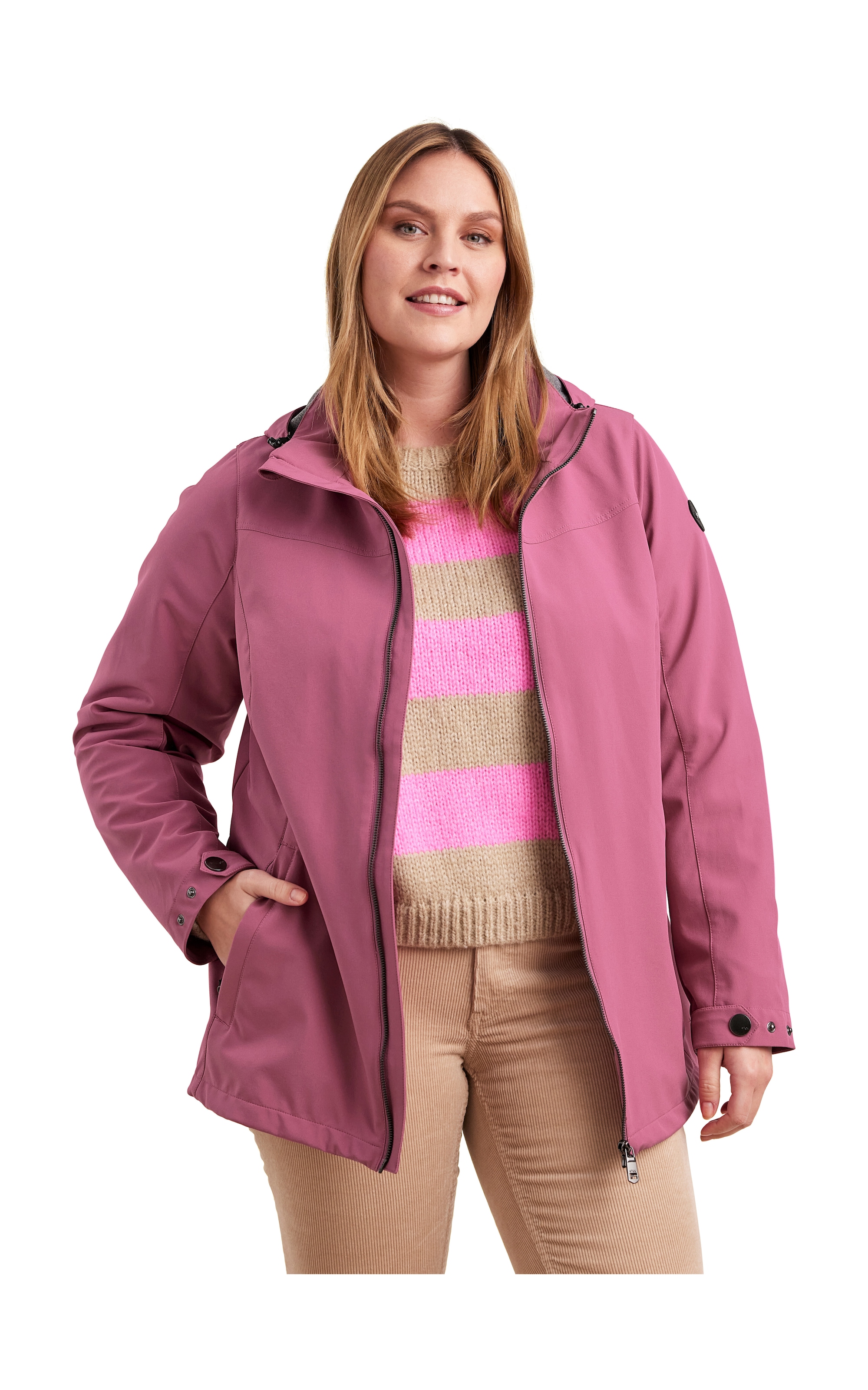 STOY Softshelljacke »STS 1 WMN SFTSHLL JCKT« Damen Softshelljacke: wasserabweisend, winddicht, atmungsaktiv