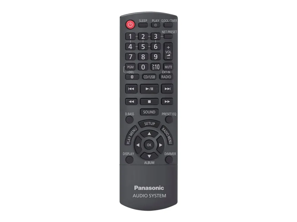 [OUTLET] - Panasonic SC-PMX802 - Audiosystem - 120 Watt (Total) - sort