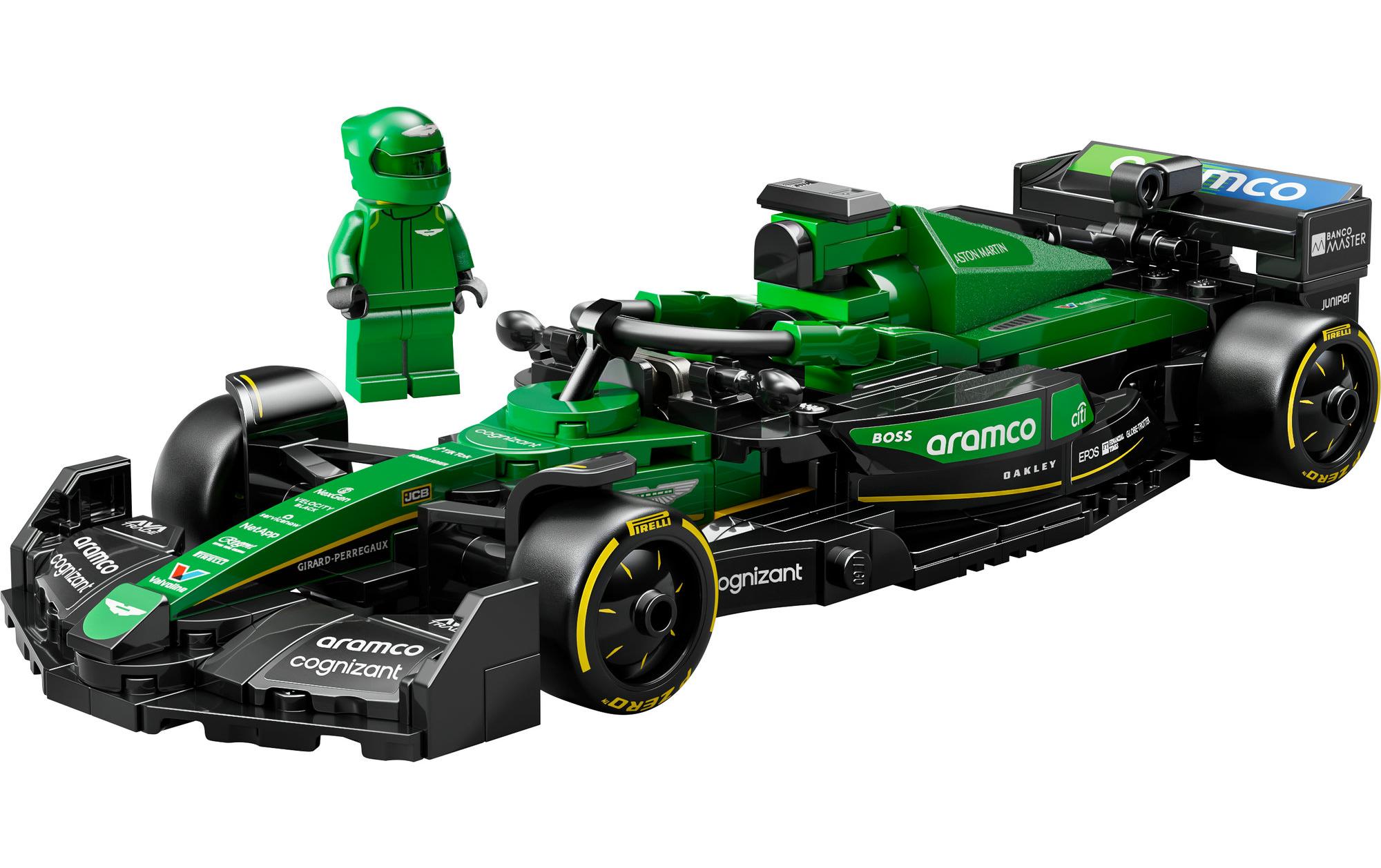 Speed Champions Aston Martin Aramco F1 AMR24 Rennauto 77245Lego-Rennwagen