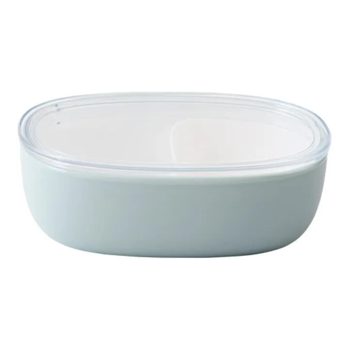 Kinto Lunch-box Bonbo compartimentée | Bleu gris