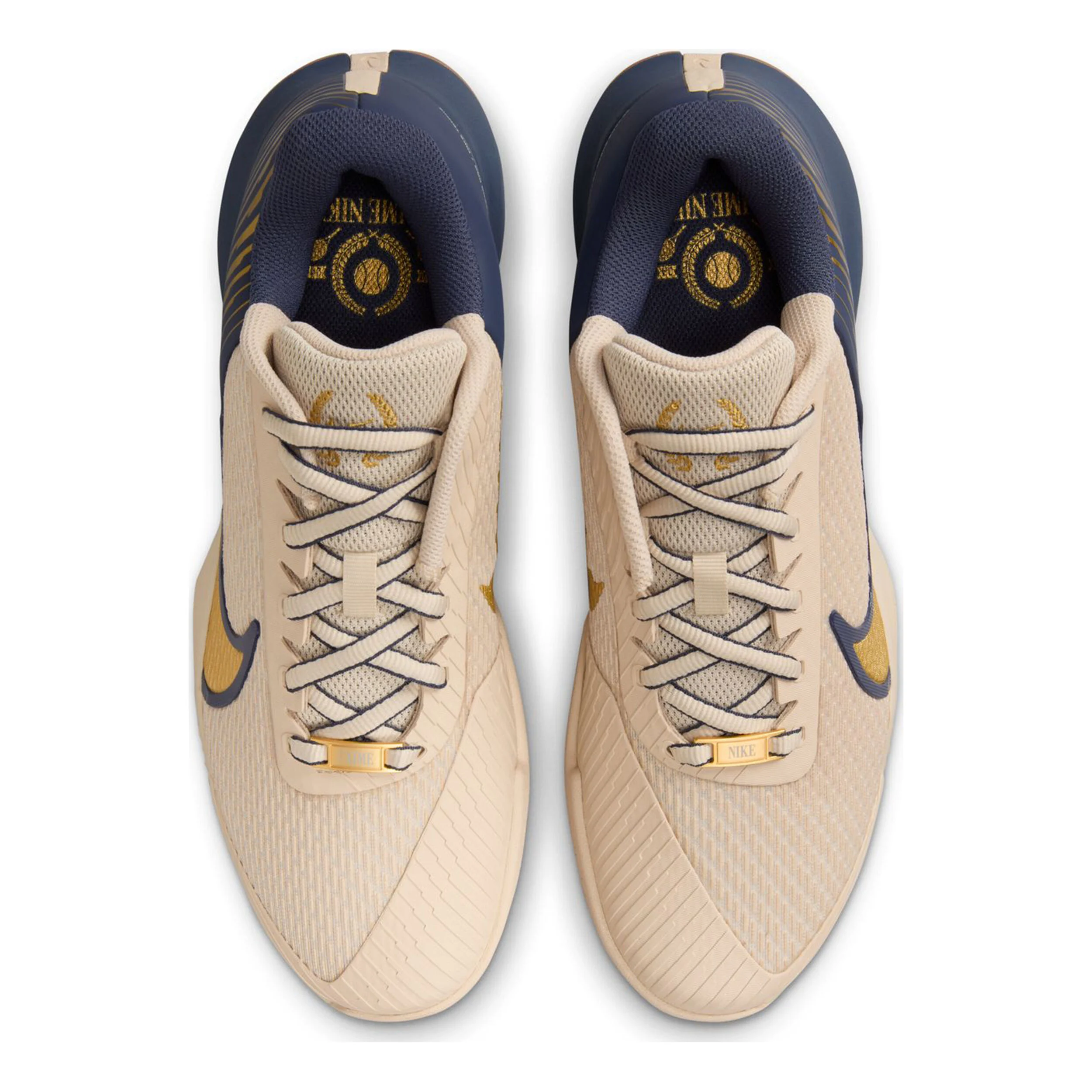 Nike Air Zoom Vapor Pro 2 PRM Chaussures Toutes Surfaces Hommes - Beige , Bleu Foncé