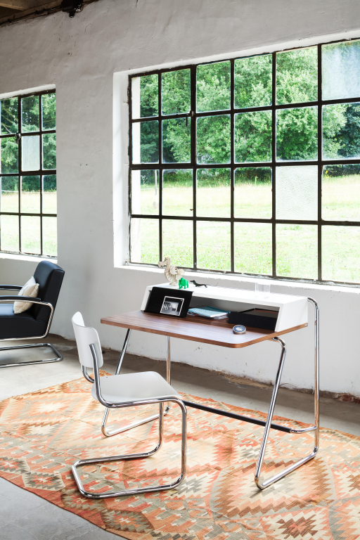 Thonet S1200 bureau beuken zwart gebeitst