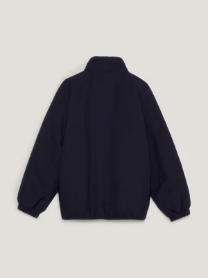 Jaqueta Hilfiger Monotype com gola alta acolchoada