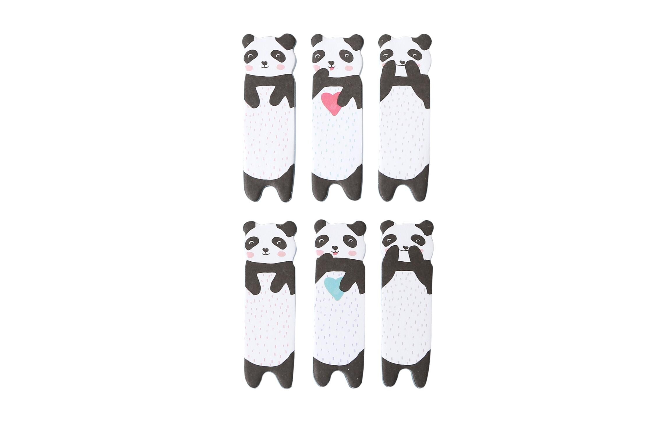 Page Marker Panda 6 StückNotizzettel in Tierform