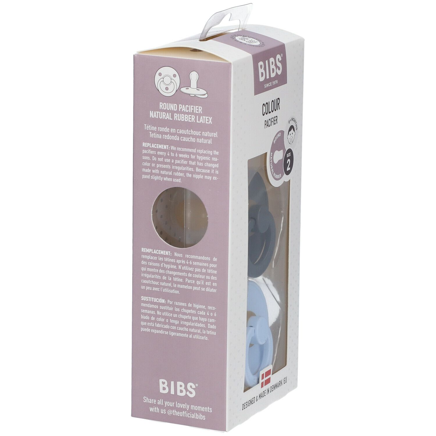 BIBS® Schnuller Babyblau 6-18  Monate