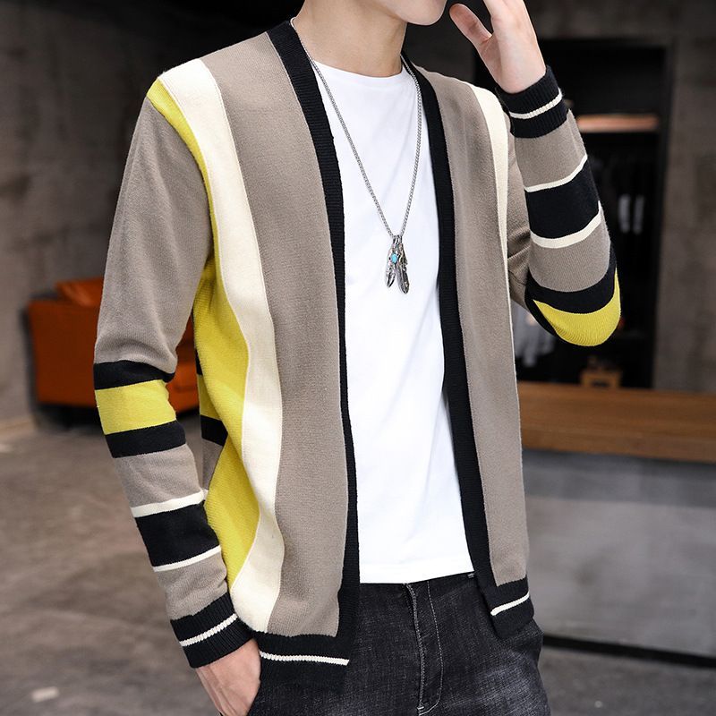 Naideth - Gestreept open vest