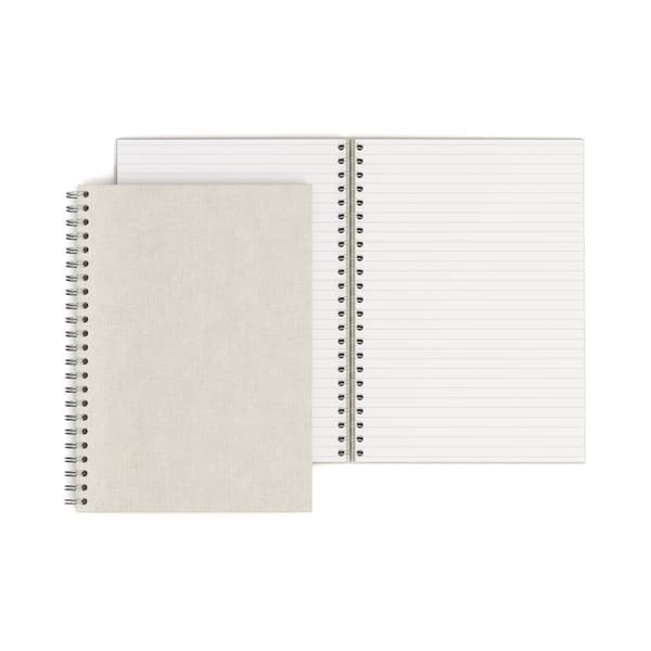 Notatbok A4 Linjert Linen 90 Sider Bigso Box of Sweden