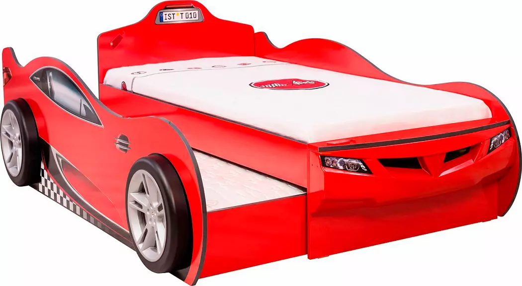 Autobett mit Ausziehbett Coupe 90 x 190 cm
