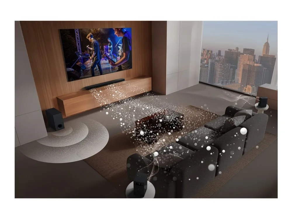 LG S60TR 5.1-kanals Lydbar-system Sort