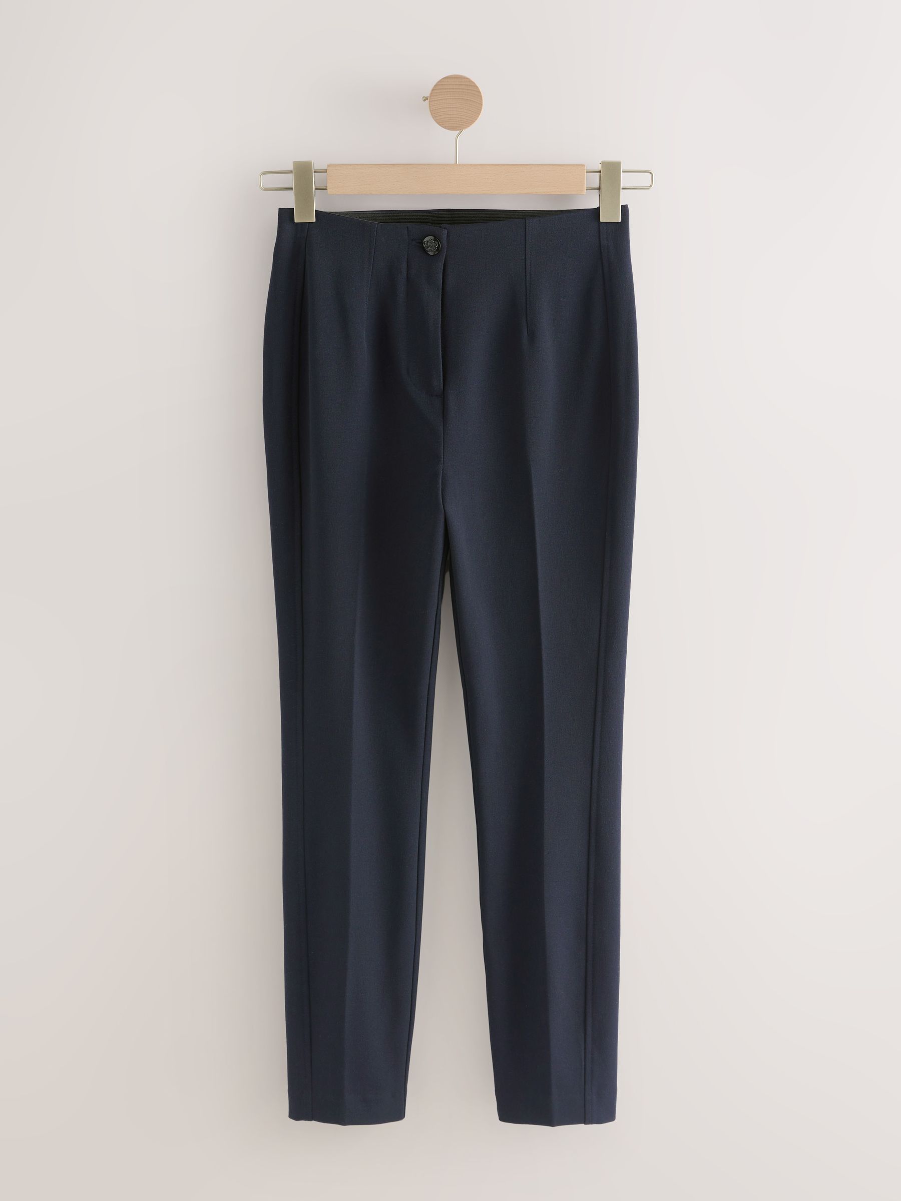Marineblauw - Corrigerende broek met grote zakken