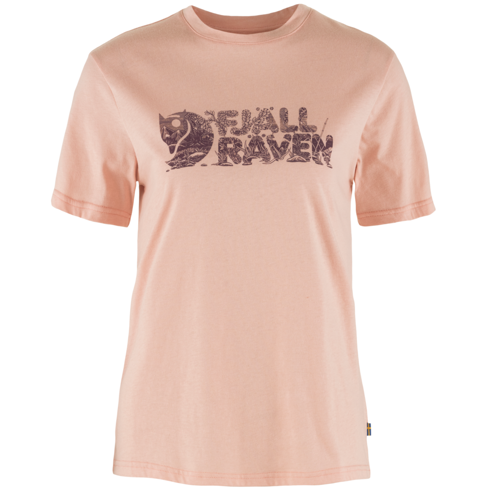 Fjällräven Lush Logo T-shirt, Dame<br>Myk og behagelig t-skjorte